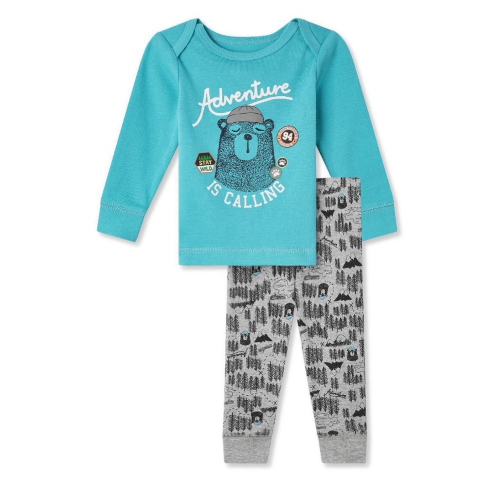 George Baby Boy 2 Piece Pyjama Set Size 6-18M NEW
